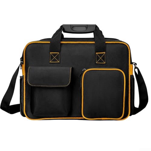 Professionelle Werkzeugtasche mit geräumigem 19-Taschen-Design, verstellbarem Schultergurt und strapazierfähigem 1680D-Oxford-Gewebe, geeignet für verschiedene Wartungsanwendungen von Sumsoctober