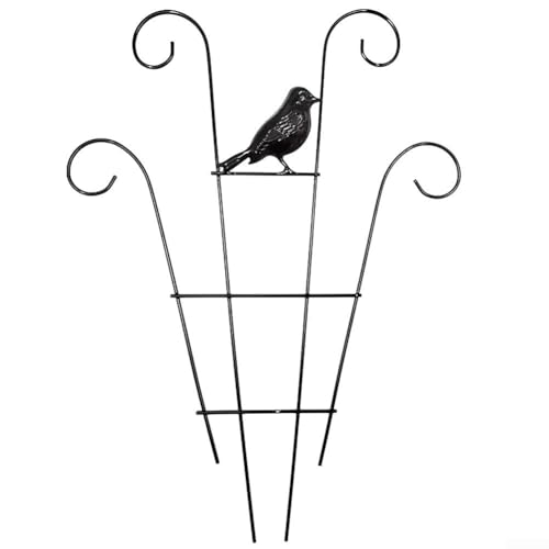 Rankhilfe Rankhilfe für vertikales Wachstum, stabiles Eisengestell für Pflanzen, dekorative Gartengestaltung mit Naturmotiven (B) von Sumsoctober