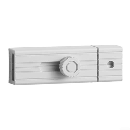 Riegel aus Zinklegierung mit innovativem Design und automatischer Verriegelung für sicheren Raum (weiß) von Sumsoctober