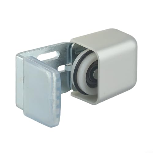 Scheunentor-Bodenführungsrolle mit verstellbarer Wandhalterung, entworfen für Schiebetüren und automatische Türen, unterstützt Holz-, Metall- und gerahmte Türanwendungen (L) von Sumsoctober