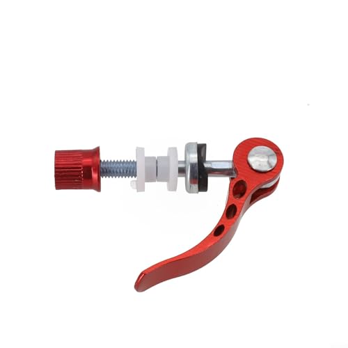 Schnellspann-Sattelstützenklemme für Fahrräder, mit robuster Konstruktion aus Aluminiumlegierung (rot) von Sumsoctober
