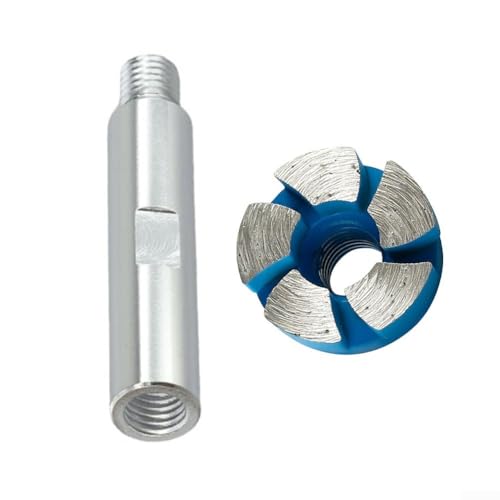Schüsselförmiger Schleifkopf für Beton, 2,5 cm Schleifscheibe mit optimaler Haltbarkeit (mit 80 mm Stab) von Sumsoctober