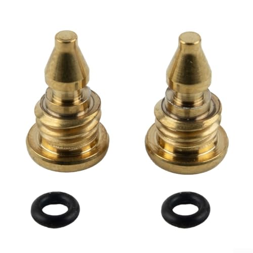 Set mit 2 Entlüftungsschrauben mit O-Ringen für Fahrradbremssysteme, kompatibel mit EBT Bike Alloy Bolts (Golden) von Sumsoctober