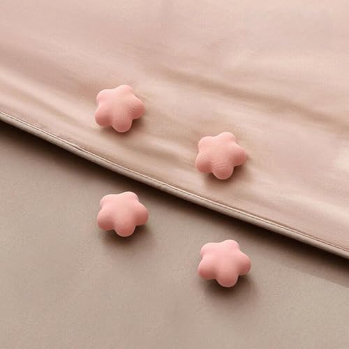Sichern Sie Ihre Bettwäsche mit 16 Bettbezug-Clips, innovatives Design mit starker magnetischer Pinning-Funktion (Rosa) von Sumsoctober