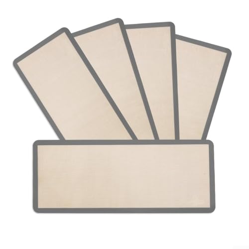 Silikon-Backmatten 5 Stück für die Ernte rechts Gefriertrockner Antihaft-Trockeneinlagen ermöglichen einfaches Entfernen von Lebensmitteln und unterstützen mehrere Tablett-Größen (44 x 17,5 cm) von Sumsoctober