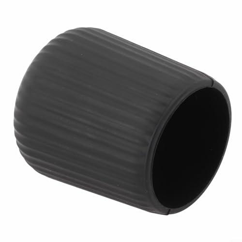 Silikon-Endabdeckung für Angelrutengriffe, komfortables und elastisches Design (L Schwarz) von Sumsoctober