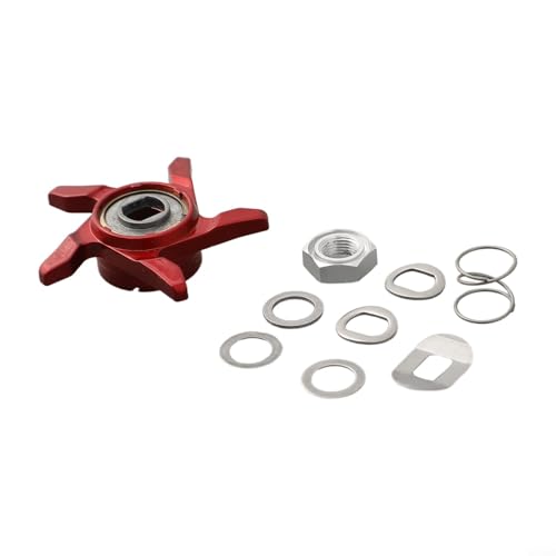 Star Drag Wrench Tool für Angelrollen, Aluminium-Design für optimale Leistung (links rot) von Sumsoctober