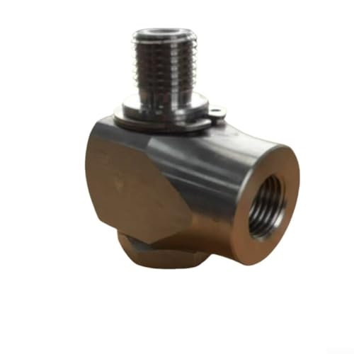 Strapazierfähiger 304 Edelstahl-Hochdruckreiniger-Arm-Anschluss mit 360-Grad-Drehgelenk, passend für 1/4 und 3/8 Armaturen, geeignet für Autowaschanlagen (G3/8) von Sumsoctober