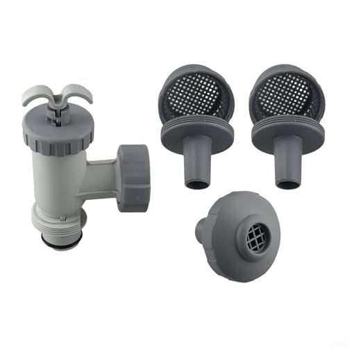 Sumsoctober All-in-One Pool Inlet Jet Replacement Kit Compatible with for Intex 26004E Above Ground Pools with Plunger Valve Filter Connectors and Nozzle Assembly Sumsoctober All-in-One Pool Inlet Jet Replacement Kit Compatible with for Intex 26004E Above Ground Pools with Plunger Valve Filter Connectors and Nozzle Assembly von Sumsoctober