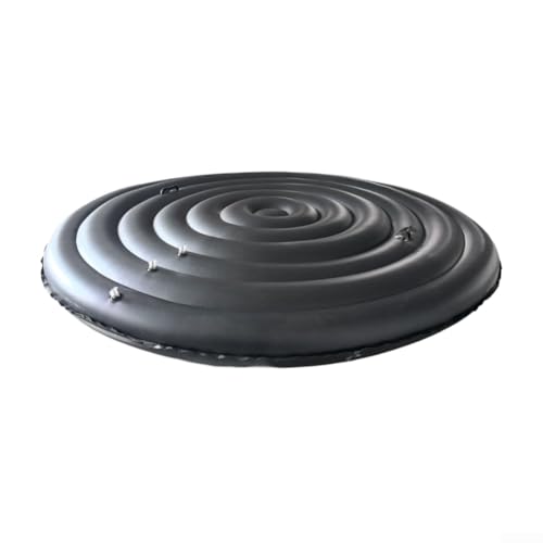 Sumsoctober Aufblasbare Thermo-Poolabdeckung für den Außenbereich – wasserdichte PVC-Schutzhülle für Tiere und Schmutz – isolierte Schwimmbadplane (180 cm 3 Durchgänge mit Griff) von Sumsoctober