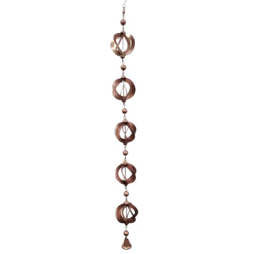 Sumsoctober Deko 108cm Regenwasserkette mit Glocken Outdoor Garten Dachrinne Kunst Regenkette Abfluss Elegante hängende Windglocke Sumsoctober Deko 108cm Regenwasserkette mit Glocken Outdoor Garten Dachrinne Kunst Regenkette Abfluss Elegante hängende Windglocke von Sumsoctober