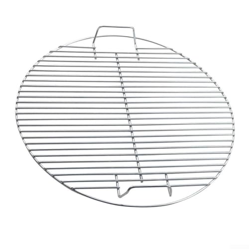 Sumsoctober Edelstahl Grillrost für Weber Runde Grillroste Ersatz für 47cm Kugelgrills - Scharnierdesign für einfachen Zugang Sumsoctober Edelstahl Grillrost für Weber Runde Grillroste Ersatz für 47cm Kugelgrills - Scharnierdesign für einfachen Zugang von Sumsoctober