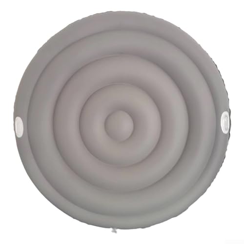Sumsoctober Energiesparende, runde aufblasbare Poolabdeckung – isolierter PVC-Spa-Deckel für Wärmespeicherung, UV-Beständigkeit und einfache Reinigung – passend für 145 cm/165 cm Pools (165 cm mit von Sumsoctober
