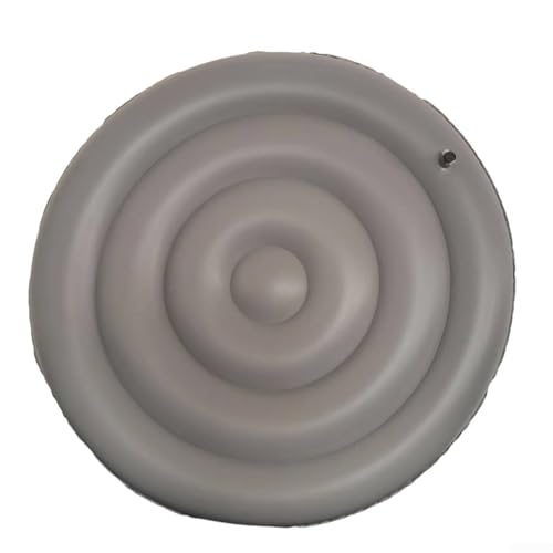 Sumsoctober Energiesparende runde aufblasbare Poolabdeckung – isolierter PVC-Spa-Deckel für Wärmespeicherung, UV-Beständigkeit und einfache Reinigung – passend für 145 cm/165 cm Pools (145 cm ohne H) von Sumsoctober