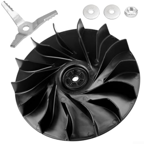 Sumsoctober Ersatz-Laufrad Lüfterrad kompatibel mit BG56 BG86 SH56 SH86 Laubbläser und Aktenvernichter für optimale Luftstromleistung 4241 704 3405 4241 704 3401 von Sumsoctober