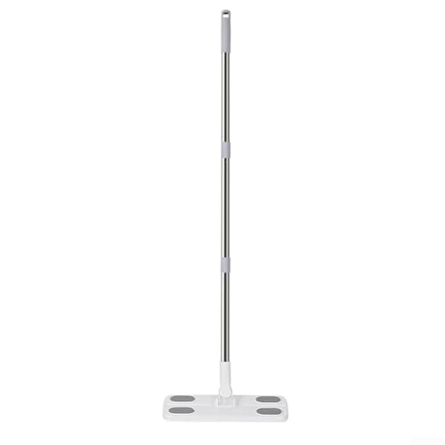 Sumsoctober Kehrmopps Antistatische Staubentfernung Mops mit trockenen Feuchttüchern Hände Flachbodenreiniger Nachfüllpapier Vakuum Mops System für Zuhause Holz Laminat Fliesen Reinigung von Sumsoctober