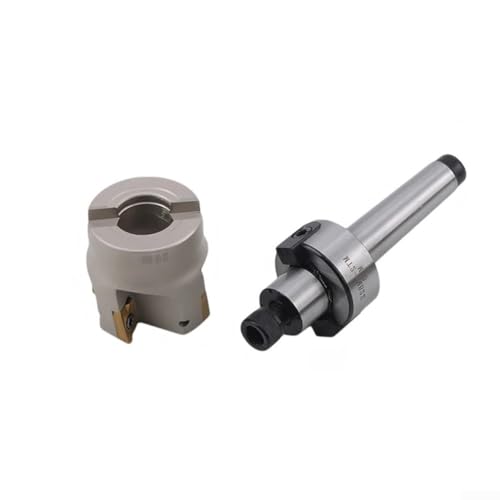 Sumsoctober MT4 FMB22 Schaft CNC Schaftfräser 400R 50mm mit 10 Einsätzen für effizientes Stahlschneiden von Sumsoctober