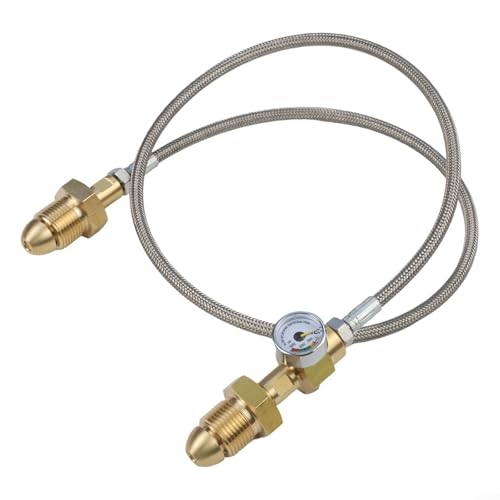 Sumsoctober Nachfüllstation Adapter Schlauch für BS 341 Nr. 3 UK Argon Zylinder Flasche G 5/8 Gewinde 90cm Edelstahl geflochten Sumsoctober Nachfüllstation Adapter Schlauch für BS 341 Nr. 3 UK Argon Zylinder Flasche G 5/8 Gewinde 90cm Edelstahl geflochten von Sumsoctober