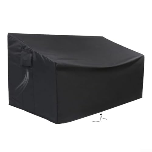Sumsoctober Outdoor Storage Bench Cover Waterproof Deck Box Cover 210D Oxford Protective Cover with Air Vents and Drawstring for 70 Gallon Bench 55/64 Inch(141.0 * 62.0 * 81.0 cm) von Sumsoctober