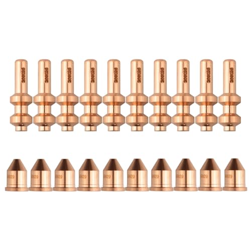 Sumsoctober Plasmaschneider Elektroden Spitzen Set 256026 249929 Kompatibel mit Miller-Spectrum 875 XT-60 XT60M Taschenlampe 20 Stück von Sumsoctober