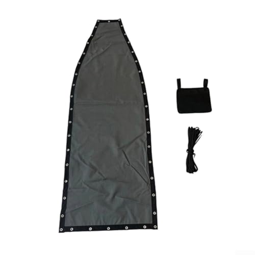 Sumsoctober Premium Schaukelstuhl-Ersatztuch – dunkelgraues Textilene-Gewebe (64 x 197 x 23 cm) Indoor/Outdoor Hängesitzkissen | einfach zu installierendes Terrassen- und Garten-Upgrade (1 Stück mit von Sumsoctober