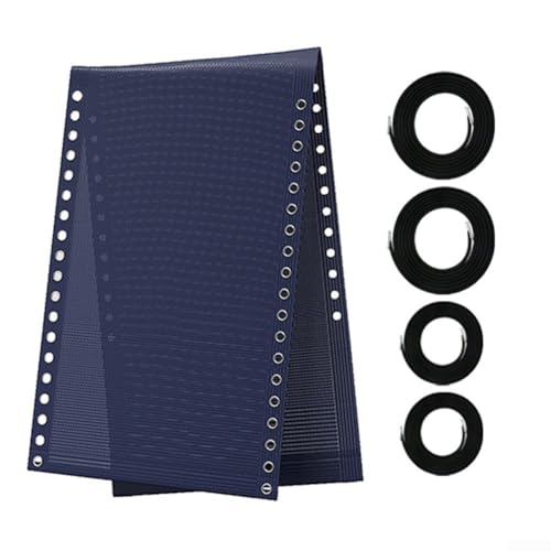 Sumsoctober Relaxsessel Ersatzstoff für Anti-Schwerkraft-Lounge-Stühle 160 x 52 cm – atmungsaktive Outdoor-Liegen-Abdeckung mit Schnürseilen für Garten, Camping, Entspannung (blau) von Sumsoctober