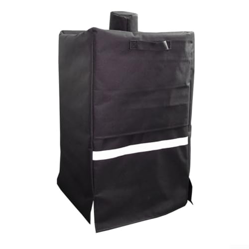 Sumsoctober Robuste 600D-Gewebe-Ofenabdeckung für vertikale Smoker der 4/5er-Serie – wetterfeste Grill-Abdeckung mit Lüftungsschlitz und reflektierenden Streifen, 66 x 26 x 47 Zoll von Sumsoctober
