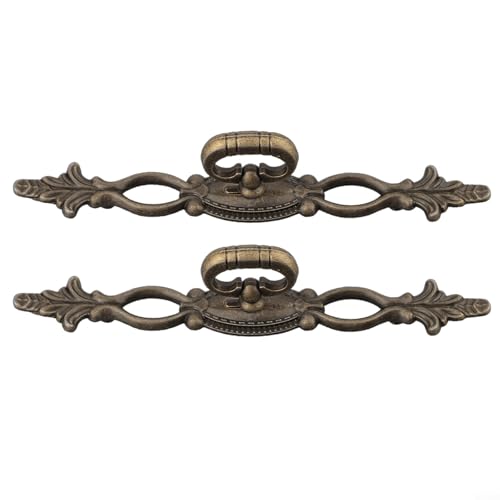 Sumsoctober Schranktürgriffe im Vintage-Stil, europäische Legierung, mit geteiltem Schubladen-Design für Küche, Schlafzimmer, Wohnzimmer, Möbelbeschläge, 2 Stück Sumsoctober Schranktürgriffe im Vintage-Stil, europäische Legierung, mit geteiltem Schubladen-Design für Küche, Schlafzimmer, Wohnzimmer, Möbelbeschläge, 2 Stück von Sumsoctober