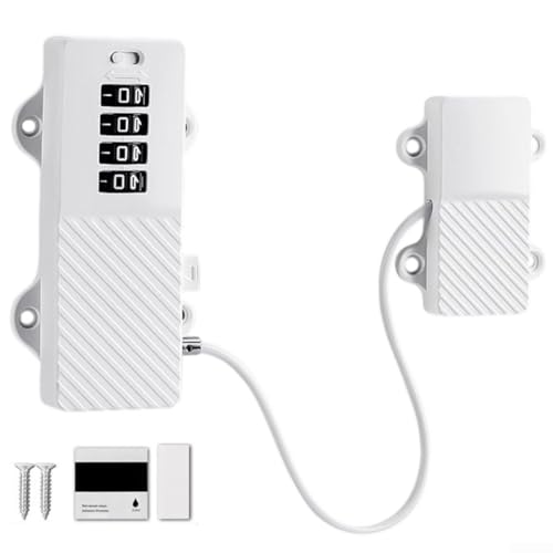 Sumsoctober Sicheres Fensterschloss mit Zink für Legierung und ABS-Konstruktion für verstellbare Belüftung und Schutz vor unbefugtem Zugriff (weiß) von Sumsoctober