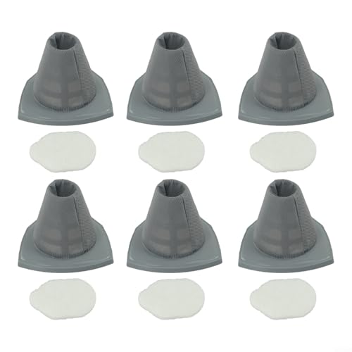 Sumsoctober Staubsaugerfilter Ersatz für NES215A NES210 NES212 Hausreinigung Staubfiltersystem waschbar Kit 2/6 Stück einfache Wartung (6 Stück) von Sumsoctober