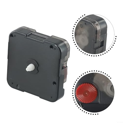 Sweep-Typ-Quarz-Uhrwerk-Set, zuverlässige DIY-Lösung für die Reparatur oder Herstellung Ihrer eigenen Wanduhren (23,5 mm Schaft (8,9 mm ohne Gewindeschaft) von Sumsoctober