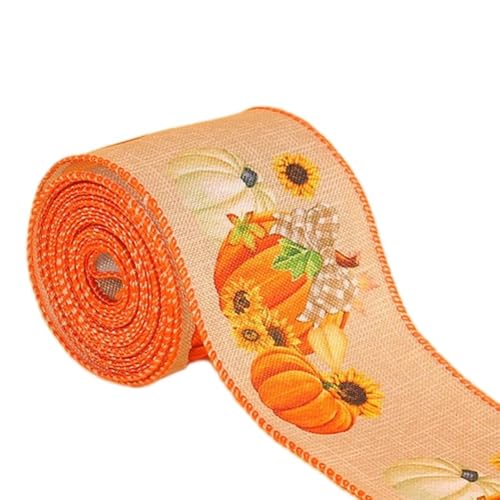 Thanksgiving-Band mit Kürbis-Design, 457 cm Länge für DIY Handwerk und Heimdekoration (C) von Sumsoctober