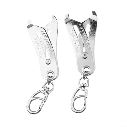 Tragbares Werkzeug für Mutter und Bolzen, Gewindegröße mit Schiebeeinstellung für genaue Überprüfung von Standard- und metrischen Gewinden Tragbares Werkzeug für Mutter und Bolzen, Gewindegröße mit Schiebeeinstellung für genaue Überprüfung von Standard- und metrischen Gewinden von Sumsoctober