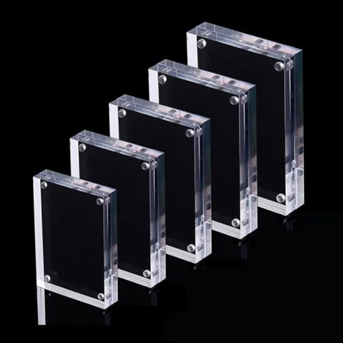 Transparenter Bilderrahmen mit magnetischem Design für Hoch- und Querformat (12,7 x 17,8 cm) von Sumsoctober