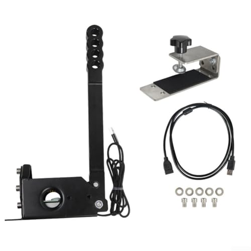 Treiber USB PC Linear Handbremse für Logitech Für G25 Für G27 Für G29 mit berührungsloser Hall-Sensor-Technologie und verstellbarer Halterung für Rennsimulator Setup von Sumsoctober