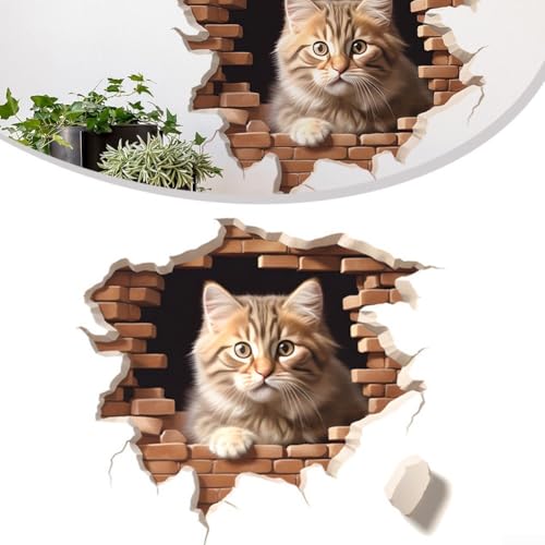 Wandtattoo, Motiv: Katze, PVC, für Küche, Bad und Schlafzimmer Wandtattoo, Motiv: Katze, PVC, für Küche, Bad und Schlafzimmer von Sumsoctober