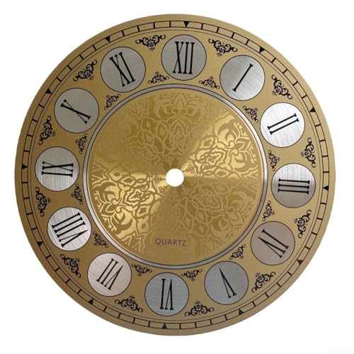 Wanduhr, 17,8 cm, Vintage-Stil, Zifferblatt aus Aluminium mit römischen Ziffern Wanduhr, 17,8 cm, Vintage-Stil, Zifferblatt aus Aluminium mit römischen Ziffern von Sumsoctober
