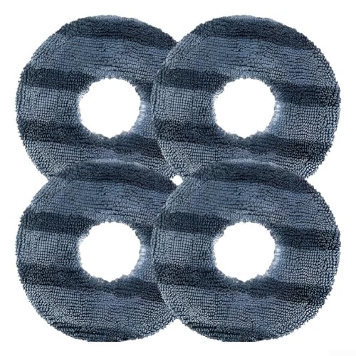 Wischtuch-Pads Ersatz für Yeedi und Eufy für Omni C20 Roboter-Staubsauger, Mikrofaser-Wischmopp-Pads, Stoff-Set mit 4 oder 10 Stück für saubere Böden (4 Stück) von Sumsoctober