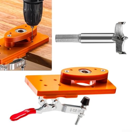 Woodworker's Efficient Door Hinge Drill Guide Template with Locator Feature (d) von Sumsoctober