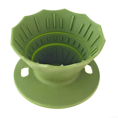Zusammenklappbarer Kaffee-Tropfer aus Silikon, zum Übergießen zu Hause, auf Reisen und beim Camping (grün) von Sumsoctober