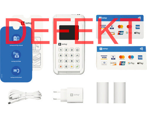 D-Ware Sumup Ec & Kreditkartenlesegerät Set Kartenterminal Wi Fi Defektware D-Ware Sumup Ec & Kreditkartenlesegerät Set Kartenterminal Wi Fi Defektware von Sumup