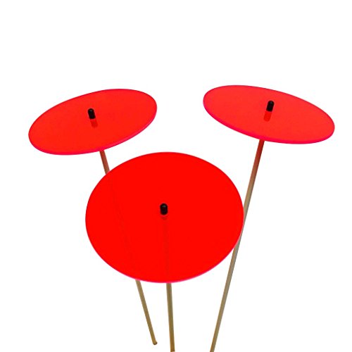 Sonnenfänger 3er Set Große Sun Discs, 75cm hohe Garten Sonnen Scheiben Ornamente für Drinnen und Draußen, Gärtner Geschenk, Farbe:rot Sonnenfänger 3er Set Große Sun Discs, 75cm hohe Garten Sonnen Scheiben Ornamente für Drinnen und Draußen, Gärtner Geschenk, Farbe:rot von Sun Catcher Garden Decor