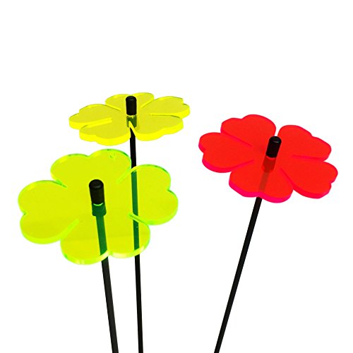 Sun Catcher Garden Decor Sonnenfänger Set aus 3 kleinen leuchtenden Blumen. Besondere Garten Dekoration für Garten, Balkon oder Terrasse, Farbe:rot/gelb/grün Sun Catcher Garden Decor Sonnenfänger Set aus 3 kleinen leuchtenden Blumen. Besondere Garten Dekoration für Garten, Balkon oder Terrasse, Farbe:rot/gelb/grün von Sun Catcher Garden Decor