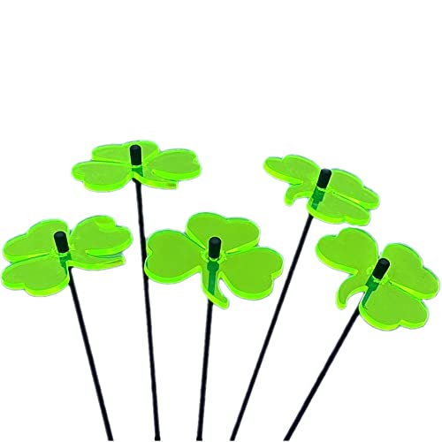 Sun Catcher Garden Decor Sonnenfänger Set aus 5 kleinen leuchtenden Blumen Besondere Garten Dekoration für Garten, Balkon Terrasse Geschenk, Farbe:grün Sun Catcher Garden Decor Sonnenfänger Set aus 5 kleinen leuchtenden Blumen Besondere Garten Dekoration für Garten, Balkon Terrasse Geschenk, Farbe:grün von Sun Catcher Garden Decor