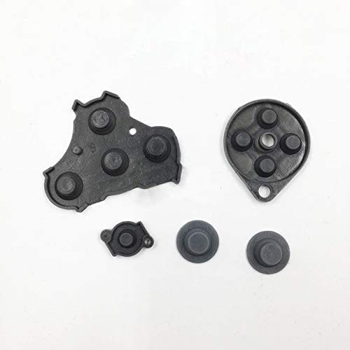 2 Set Silikon-leitfähige Gummi-Pads für Nintendo Gamecube NGC Konsolentasten Ersatz von QueenDream