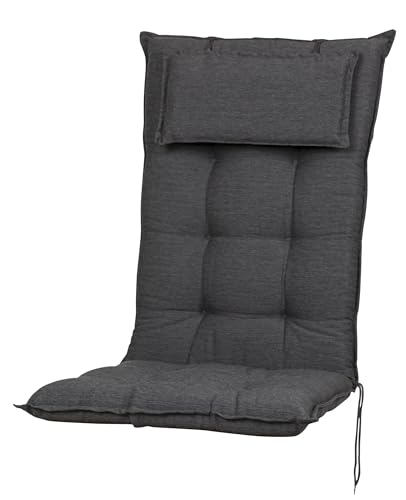 Auflage Hochlehner Sylt 50318-701 anthrazit meliert119x50x8 cm Sun Garden von Sun Garden