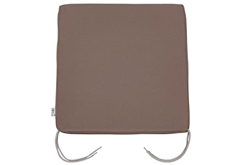 Sun Garden 50234-610 Sitzkissen Barga Taupe 38x38x4 cm Sitzpolster (ohne Stuhl) von Sun Garden