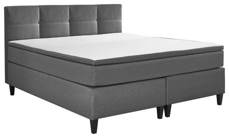 Sun Garden Boxspringbett SURREY in Stoff 50512-700 anthrazit von Sun Garden