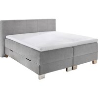 Sun Garden Boxspringbett mit Bettkasten Donau grau 140x200 von Sun Garden