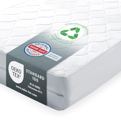 Sun Garden Matratze 90x200 cm H2 I P1440 ComfortPur I Oeko Tex 100 Zertifiziert I Abnehmbarer Bezug bis zu 40 °C Grad waschbar I Formstabiler Komfortschaumkern I Versteppung mit Polyester-Klimafaser Sun Garden Matratze 90x200 cm H2 I P1440 ComfortPur I Oeko Tex 100 Zertifiziert I Abnehmbarer Bezug bis zu 40 °C Grad waschbar I Formstabiler Komfortschaumkern I Versteppung mit Polyester-Klimafaser von Sun Garden